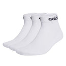 ADIDAS LINEAR GEPOLSTERTE KNÖCHELSOCKEN WEISS (3X)