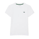 LACOSTE SLIM FIT ULTRA DRY STRETCH SPORT T-SHIRT WHITE WOMAN