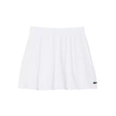 LACOSTE SPORT ULTRA DRY STRETCH PIQUÉ SKIRT WHITE WOMAN