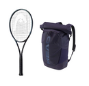 HEAD GRAVITY TEAM L 2023 (bespannt) + HEAD TOUR RACQPACK Dunkelblau 40L