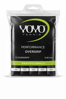YOYO-TENNIS ÜBERZUG SCHWARZ (12X)