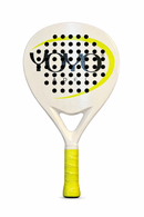 YOYO-PADEL RACQUET CARBON 12K 3D + SANDPAPER SURFACE WHITE