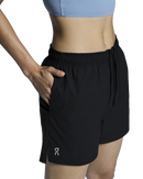 ON RUNNING 5" CORE SHORT BLACK WOMAN