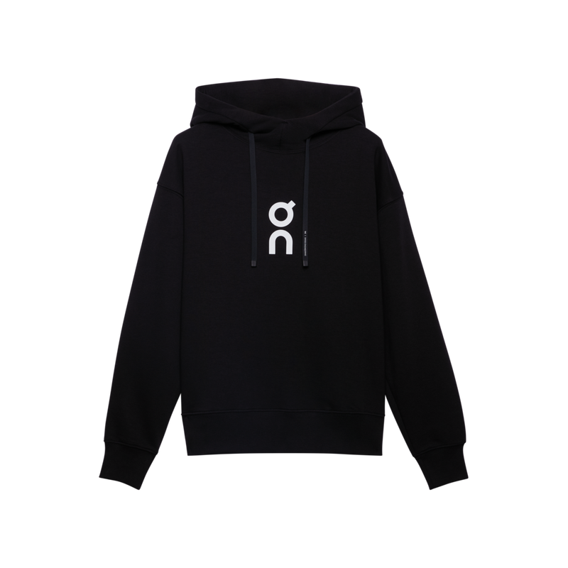ON RUNNING CLUB HOODIE TENNIS 1 BLACK WOMAN