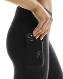 ON RUNNING PERFORMANCE TIGHTS 7/8 BLACK WOMAN