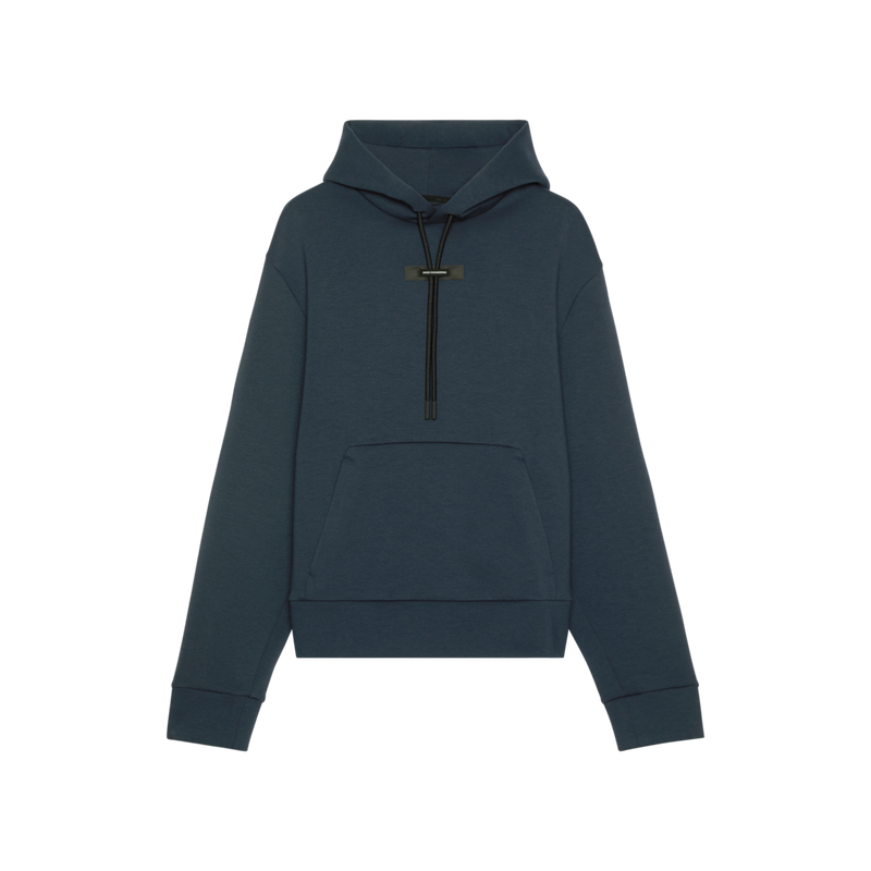 ON RUNING FOCUS TECH HOODIE NAVY WOMAN