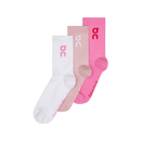 ON LOGO SOCK HIGH MAUVE/HIMBEERE (3X)