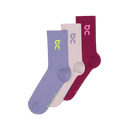 ON LOGO SOCK HIGH ORCHID/COMET (3X)