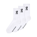 ON LOGO SOCK HIGH WHITE (3X)