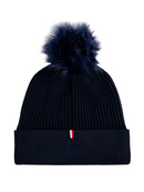 TOMMY HILFIGER VANCOUVER POM POM MÜTZE DESERT SKY