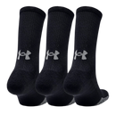 UNDER ARMOUR HEATGEAR® CREW SOCKS BLACK (3X)
