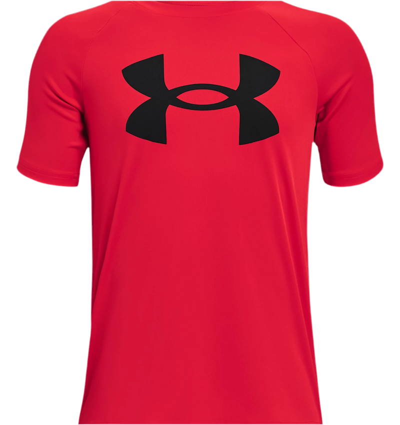 UNDER ARMOUR TECH™ BIG LOGO SHORT SLEEVE RED BOY
