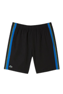 LACOSTE TENNIS STRIPE SHORT BLACK MAN