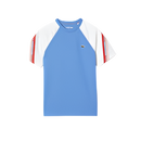 LACOSTE LOGO STRIPE T-SHIRT BLUE MAN