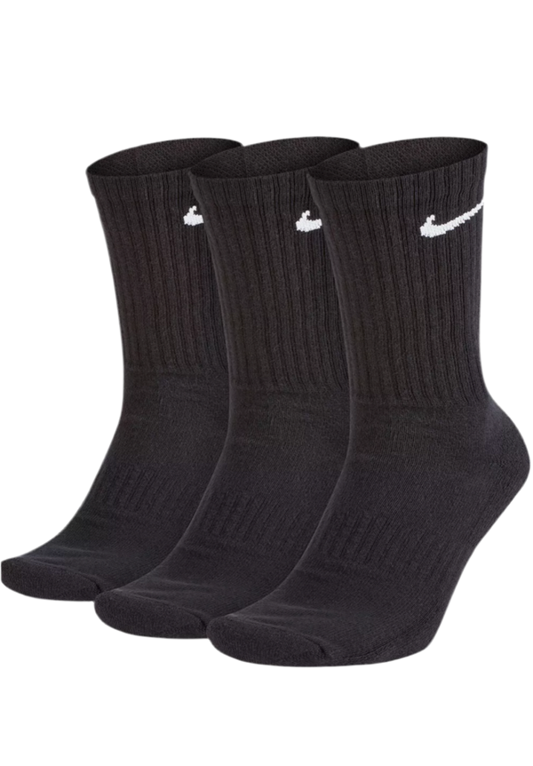 NIKE TENNIS SOCKS BLACK (3X)