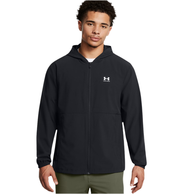 UNDER ARMOUR VIBE WOVEN WINDBREAKER BLACK MAN