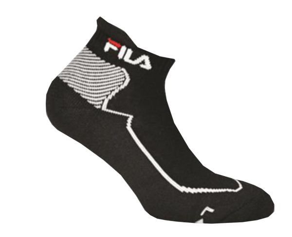 FILA PERFORMANCE SNEAKER SOCKS BLACK (1X)