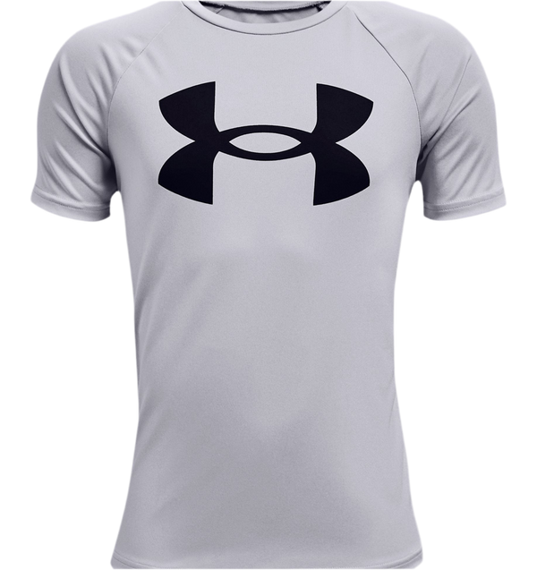 UNDER ARMOUR TECH™ BIG LOGO SHORT SLEEVE GREY LIGHT BOY