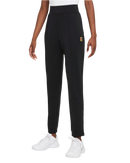 NIKE COURT DRI-FIT KNIT TENNIS PANTS BLACK WOMAN