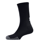 UNDER ARMOUR HEATGEAR® CREW SOCKS BLACK (3X)