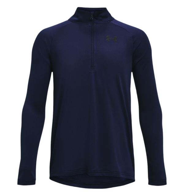UNDER ARMOUR TECH™ 2.0 1/2 ZIP MIDNIGHT NAVY/BLACK JUNIOR
