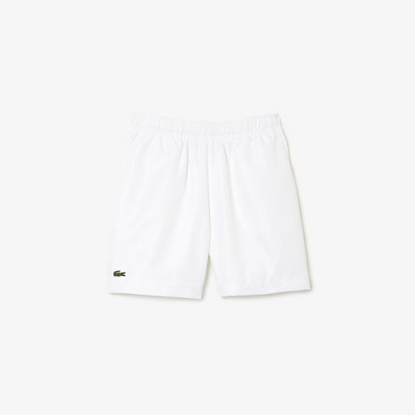 LACOSTE SPORT DIAMOND TAFFETA SHORTS WHITE BOY