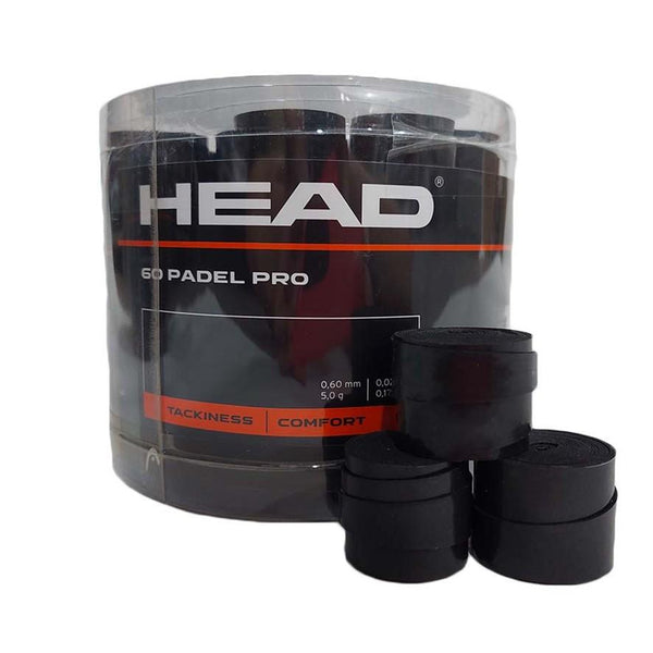 HEAD PADEL PRO OVERGRIP BLACK (60X)