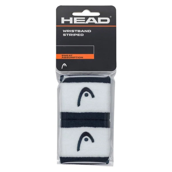 HEAD WRISTBAND STRIPED NAVY/WHITE (2X)