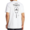 ADIDAS TENNIS GRAPHIC TEE WHITE MAN