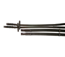 COVALLIERO WEB REINS WITH BAR BLACK