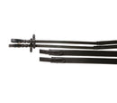 RM Gummizügel Schwarz