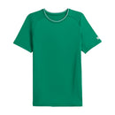 Wilson Team nahtloses Rundhals-Shirt für Herren, Grün