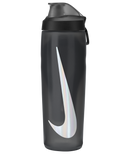 NIKE SQUEEZE WATER BOTTLE LOCKING LID ANTHRACITE/BLACK 700ml