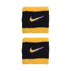 NIKE WRISTBANDS BLACK/YELLOW (2X)