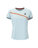 BABOLAT PLAY CAP SLEEVE TOP ILLUSION BLAU DAMEN