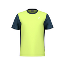 HEAD SLICE T-SHIRT LIGHTLIME/TEAL BOY