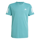 ADIDAS CLUB TENNIS 3-STRIPES TEE POWDER TEAL BOY