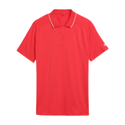 WILSON TEAM SEAMLESS POLO 2.0 RED MAN