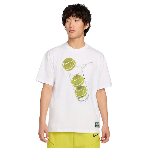 NIKE COURT MAX90 TENNIS T-SHIRT WHITE MAN