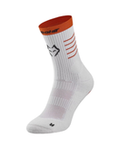 BABOLAT MID-CALF SOCKEN LEBRON WEIß/ORANGE (1X)