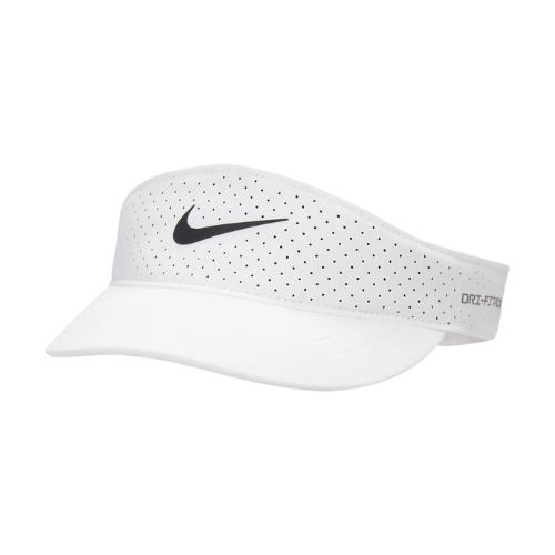 NIKE DRI-FIT ADV ACE TENNIS VISOR WHITE