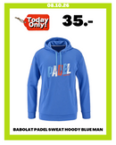 BABOLAT PADEL SWEAT HOODY BLUE MAN