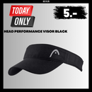 HEAD PERFORMANCE VISOR BLACK