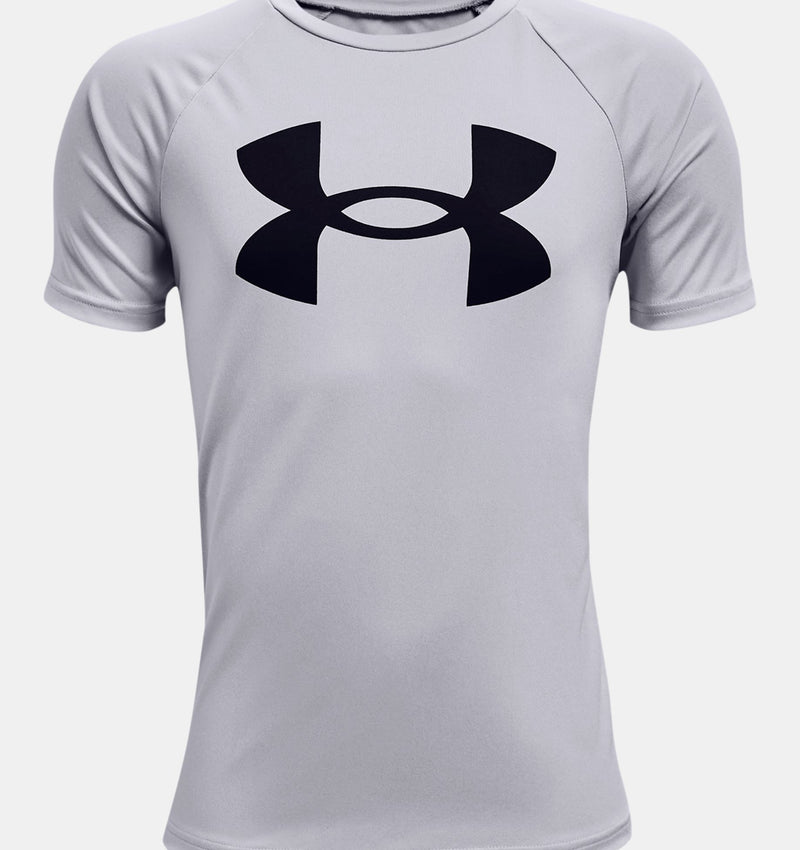 UNDER ARMOUR TECH™ BIG LOGO SHORT SLEEVE GREY LIGHT BOY