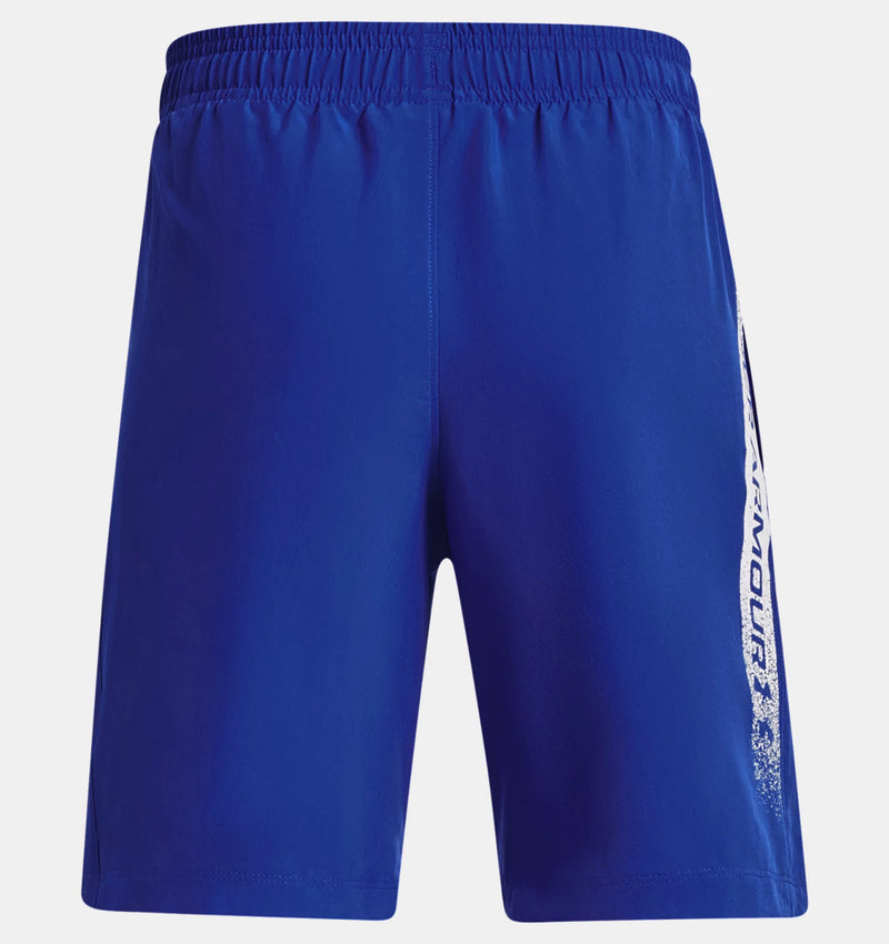 UNDER ARMOUR WOVEN GRAPHIC SHORTS PITCH TEAM ROYAL BOY