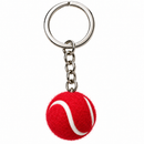 TENNIS BALL KEYCHAIN RED