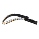 SD DESIGN maßgefertigtes Browband 14 mm Kristalle Schwarz
