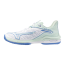 MIZUNO WAVE EXCEED TOUR 6 CLAY WHITE/FRONTIER BLUE WOMAN