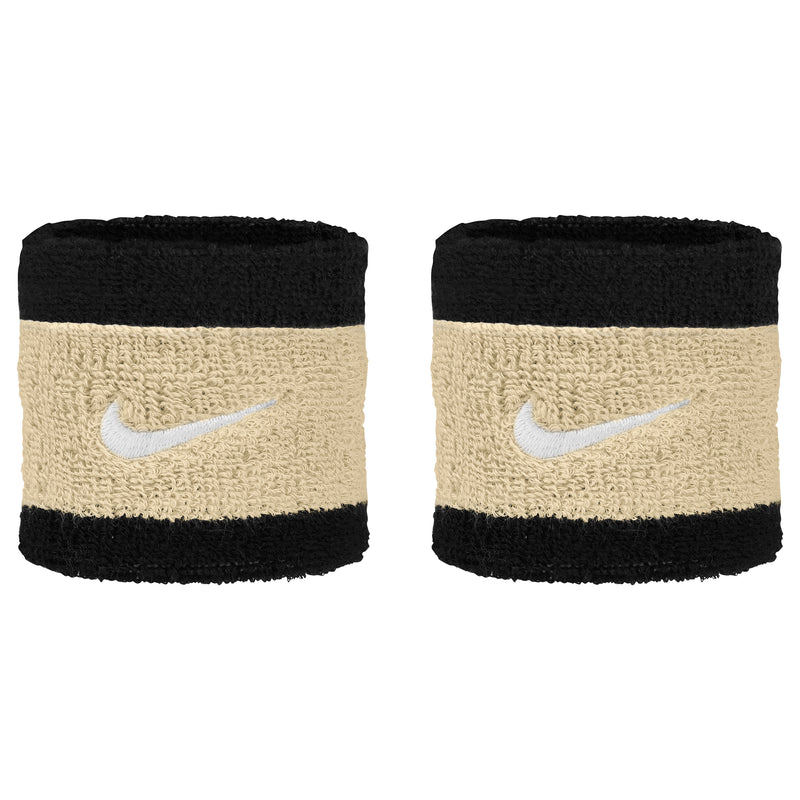 NIKE-ARMBÄNDER SCHWARZ/GOLD (2X)