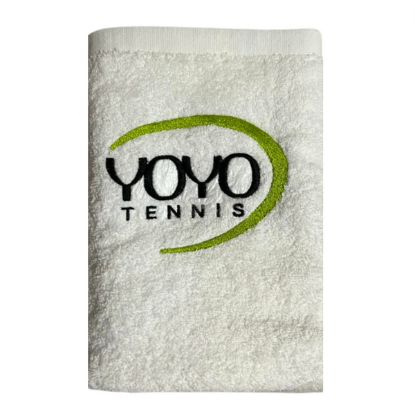 YOYO-TENNIS TOWEL WHITE/GREEN (50 X 100 cm)